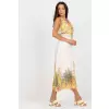 Sukienka Model DHJ-SK-13128.61 White/Yellow - Italy Moda