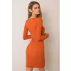 Sukienka Model RV-SK-5765.44P Dark Orange - Rue Paris