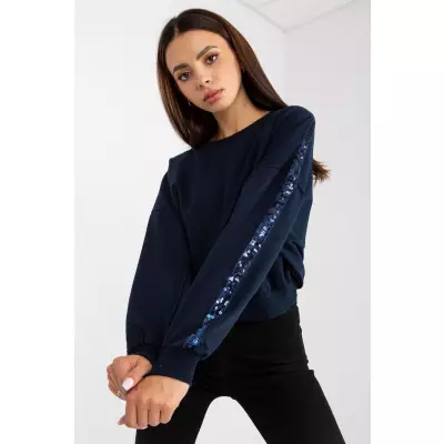 Bluza Damska Model RV-BL-8067.88 Navy - Rue Paris