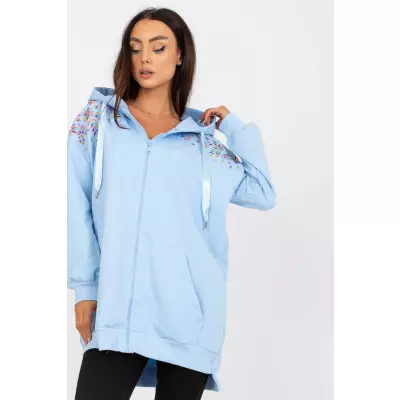 Bluza Damska Model RV-BL-8057.53 Light Blue - Rue Paris