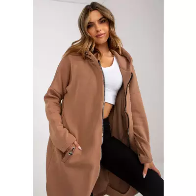 Bluza Damska Model RV-BL-4858-1.99P Light Brown - Rue Paris