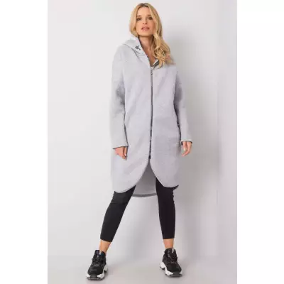 Bluza Damska Model RV-BL-4858-1.99P Grey - Rue Paris