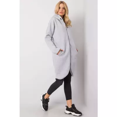 Bluza Damska Model RV-BL-4858-1.99P Grey - Rue Paris