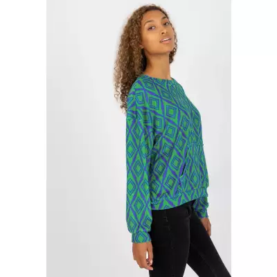 Bluza Damska Model RV-BL-8188.50 Green - Rue Paris