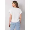 Bluzka Model 157-TS-4170.83 White - Rue Paris