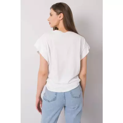 Bluzka Model 157-TS-4170.83 White - Rue Paris