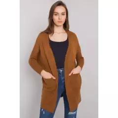 Sweter Kardigan Model ASM-SW-7560.96P Light Brown - Rue Paris