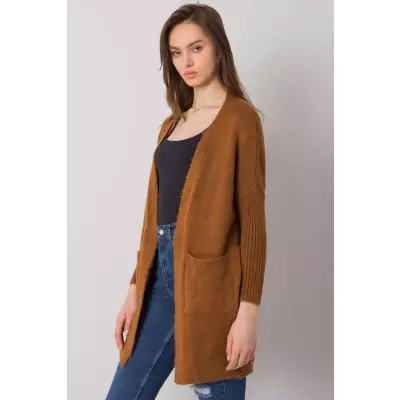 Sweter Kardigan Model ASM-SW-7560.96P Light Brown - Rue Paris