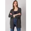 Sweter Kardigan Model ASM-SW-7560.96P Dark Grey - Rue Paris