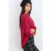 Bluza Damska Model RV-BL-5185.87P Bordo - BFG