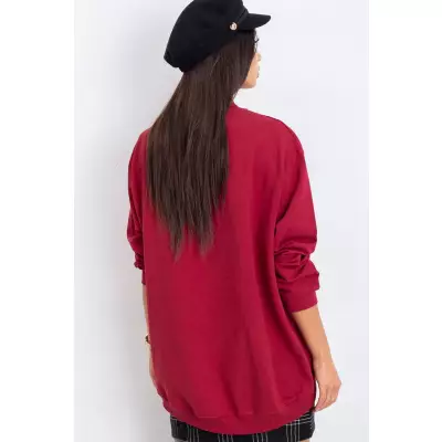 Bluza Damska Model RV-BL-5185.87P Bordo - BFG