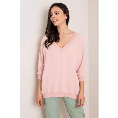 Bluza Damska Model RV-BL-5676.09 Light Pink - Rue Paris