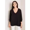 Bluza Damska Model RV-BL-5676.09 Black - Rue Paris