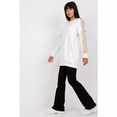 Bluza Damska Model RV-TU-8231.78P White/Beige - Rue Paris