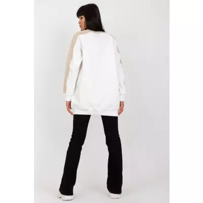 Bluza Damska Model RV-TU-8231.78P White/Beige - Rue Paris