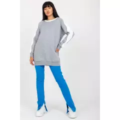 Bluza Damska Model RV-TU-8231.78P Grey - Rue Paris