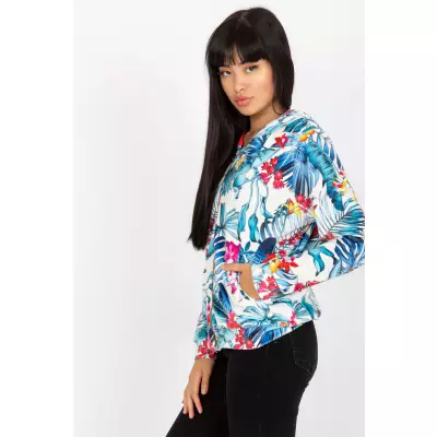 Bluza Damska Model RV-BL-8120.69P White/Blue - Rue Paris