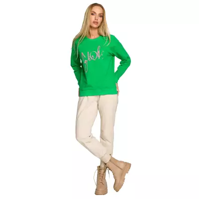 Bluza Damska Model MOE693 Green - Moe