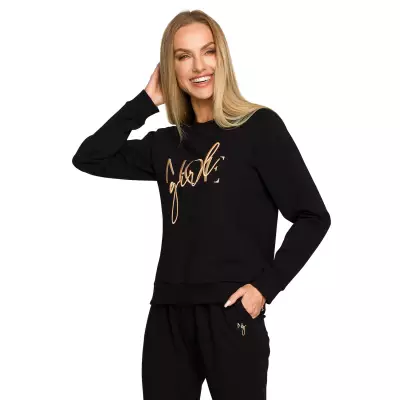 Bluza Damska Model MOE693 Black - Moe