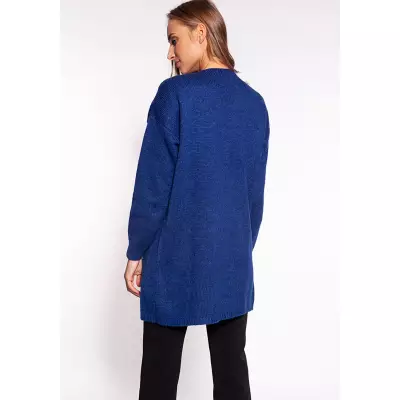 Sweter Kardigan Model PA013 Cobalt - MKM