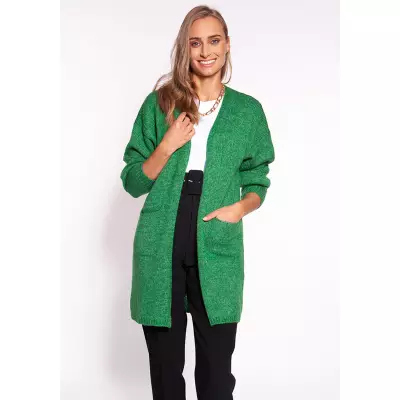 Sweter Kardigan Model PA013 Green - MKM