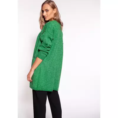 Sweter Kardigan Model PA013 Green - MKM