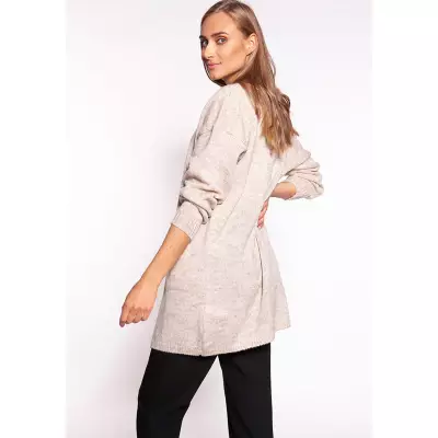 Sweter Kardigan Model PA013 Beige - MKM