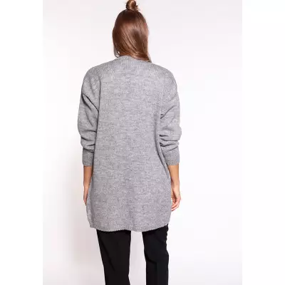 Sweter Kardigan Model PA013 Grey - MKM