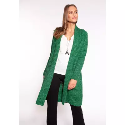 Sweter Kardigan Model PA015 Green - MKM