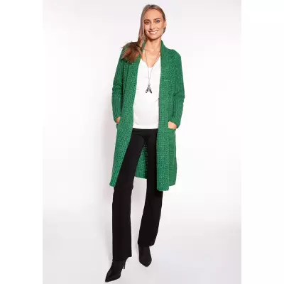 Sweter Kardigan Model PA015 Green - MKM