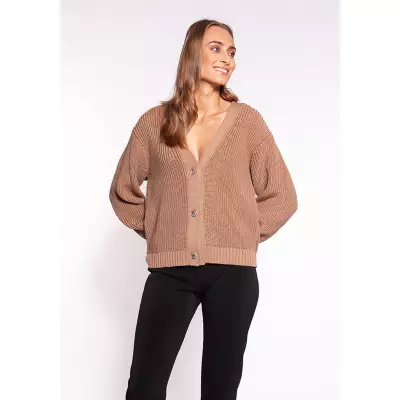 Sweter Damski Model SWE263 Mocca - MKM