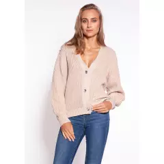 Sweter Damski Model SWE263 Beige - MKM