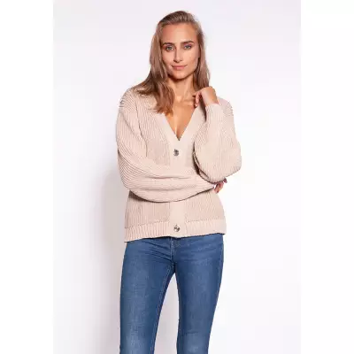 Sweter Damski Model SWE263 Beige - MKM