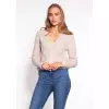 Sweter Damski Model SWE267 Beige - MKM