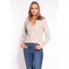 Sweter Damski Model SWE267 Beige - MKM