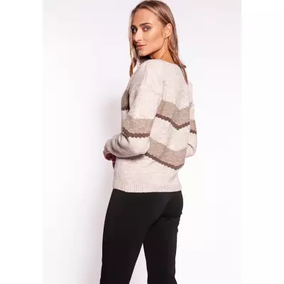 Sweter Damski Model SWE269 Beige - MKM