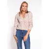 Sweter Damski Model SWE271 Beige - MKM