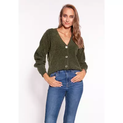 Sweter Damski Model SWE273 Dark Green - MKM