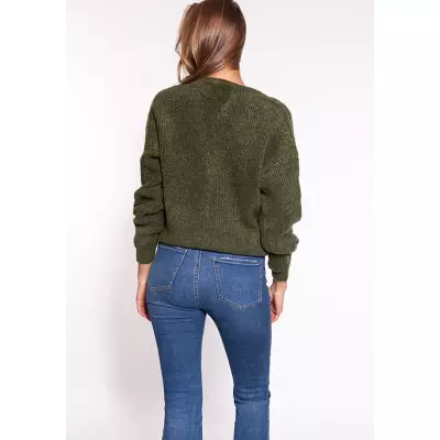 Sweter Damski Model SWE273 Dark Green - MKM