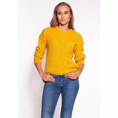 Sweter Damski Model SWE274 Yellow - MKM