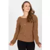 Sweter Damski Model TW-SW-BI-9030.08 Brown - Och Bella