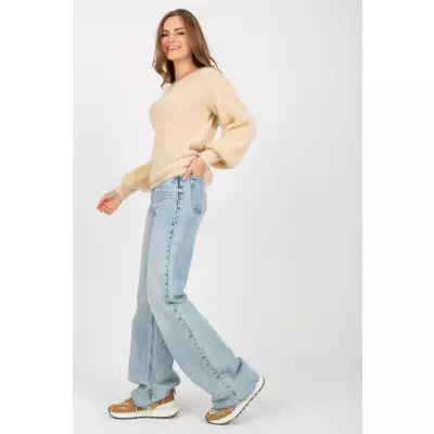 Sweter Damski Model TW-SW-BI-9029.84 Beige - Och Bella