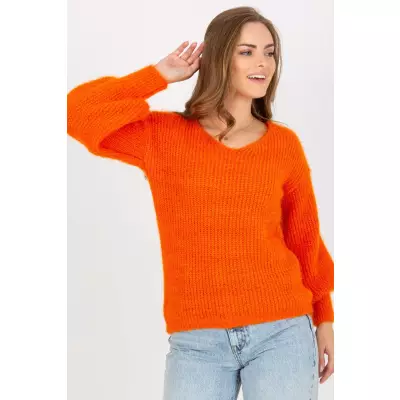 Sweter Damski Model TW-SW-BI-9029.84 Orange - Och Bella