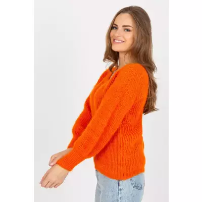 Sweter Damski Model TW-SW-BI-9029.84 Orange - Och Bella