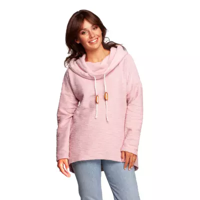 Bluza Damska Model B249 Powder Pink - BeWear