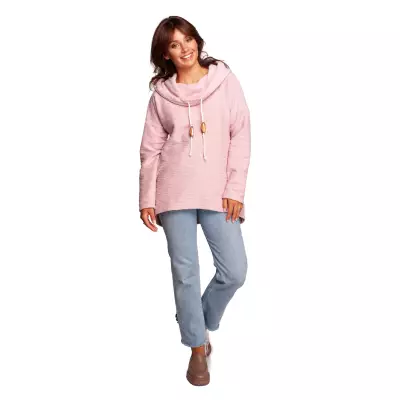 Bluza Damska Model B249 Powder Pink - BeWear