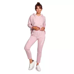 Spodnie Dresowe Model B240 Powder Pink - BeWear