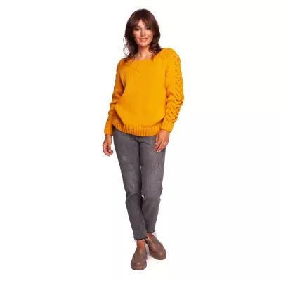 Sweter Damski Model BK090 Honey - BE Knit