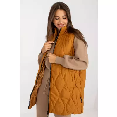 Kamizelka Model AP-KZ-RP01.00P Light Brown - Rue Paris