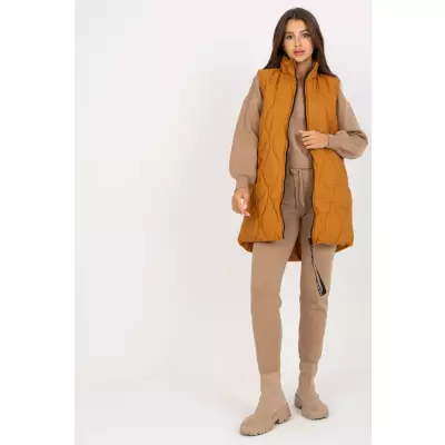 Kamizelka Model AP-KZ-RP01.00P Light Brown - Rue Paris